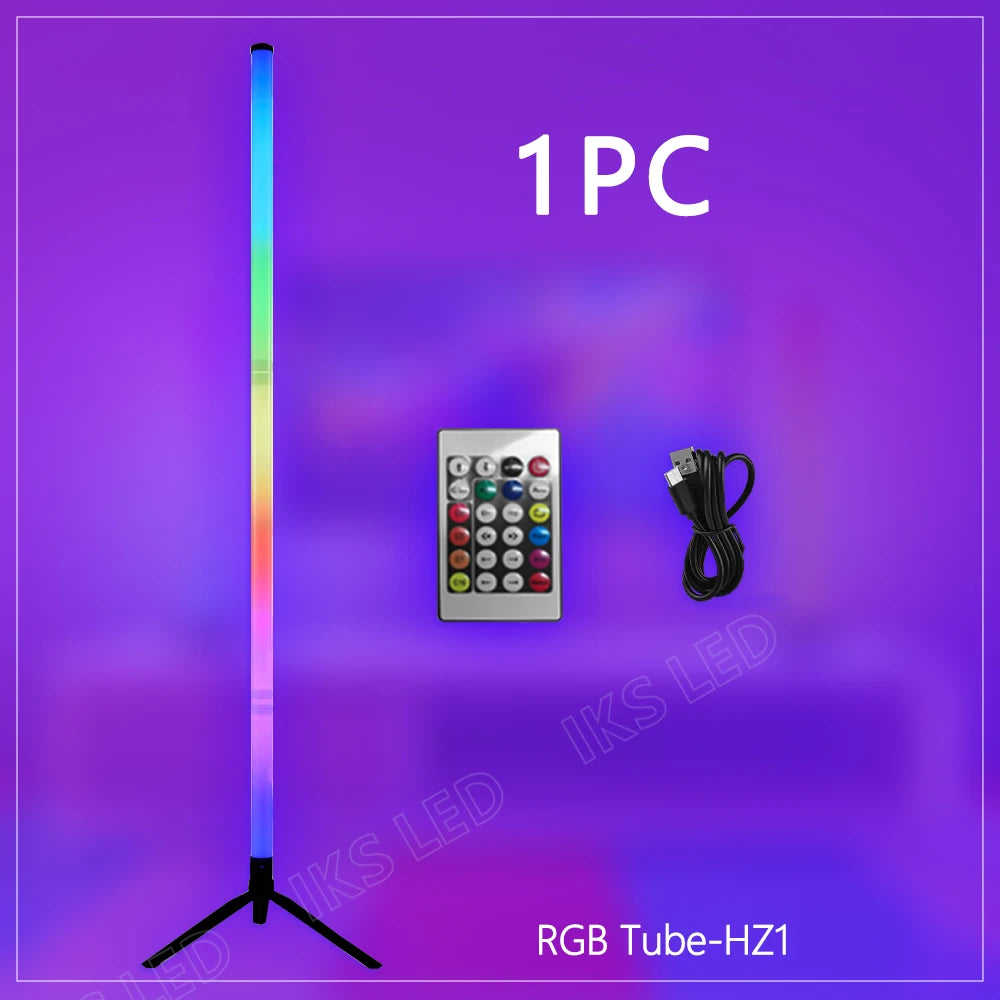 RGB LED Floor lamp 120CM Modern Corner Floor Light Atmospheric Standing Light Indoor Home Decor Smart APP Remote Control