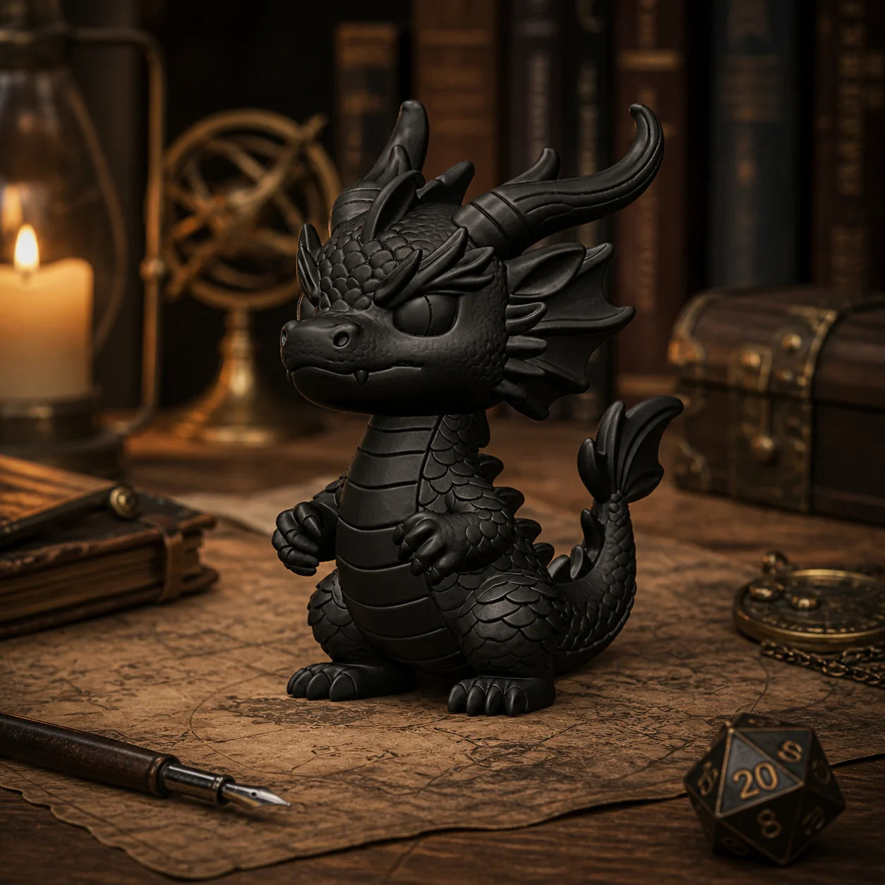 3D Printed Fantasy Desk Decor Collectible Ornament for Home Office Gift Miniature Dragon Figurine Mini Dragon Statue