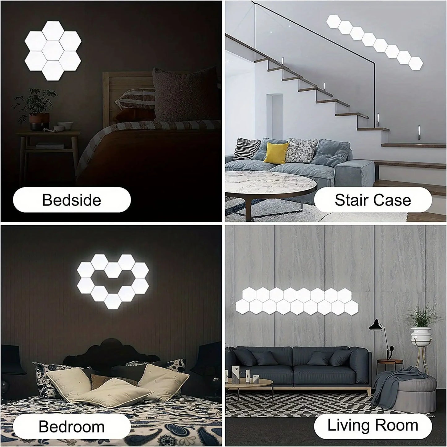 HexaGlow™ Touch Hexagon Wall Light
