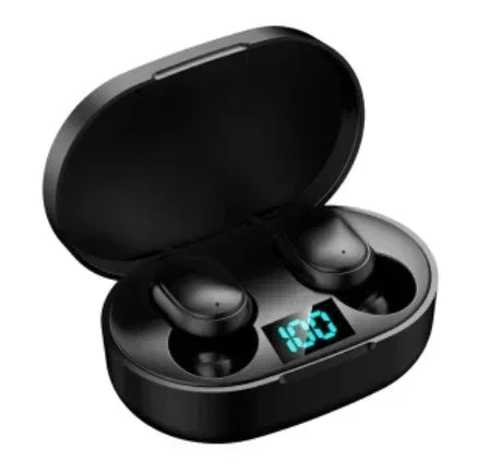 E6S Wireless Earbuds Noise Canceling Waterproof Ear Buds in-Ear Stereo Headphones with LED Display Charging Case