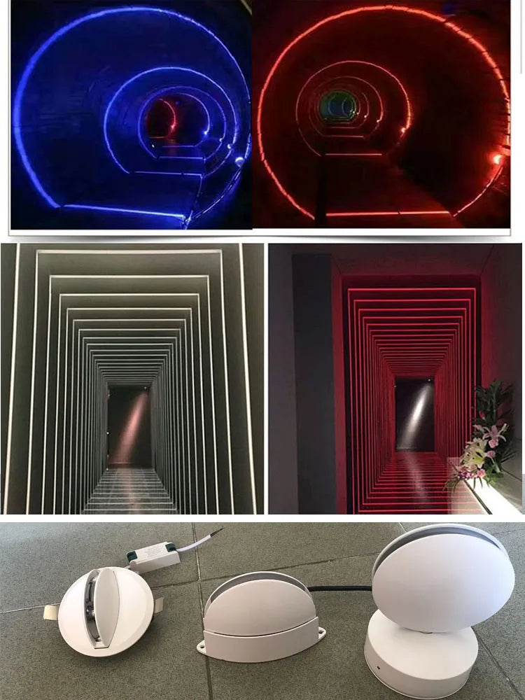 Modern Aluminum LED Wall Light – Up & Down Indoor Sconce