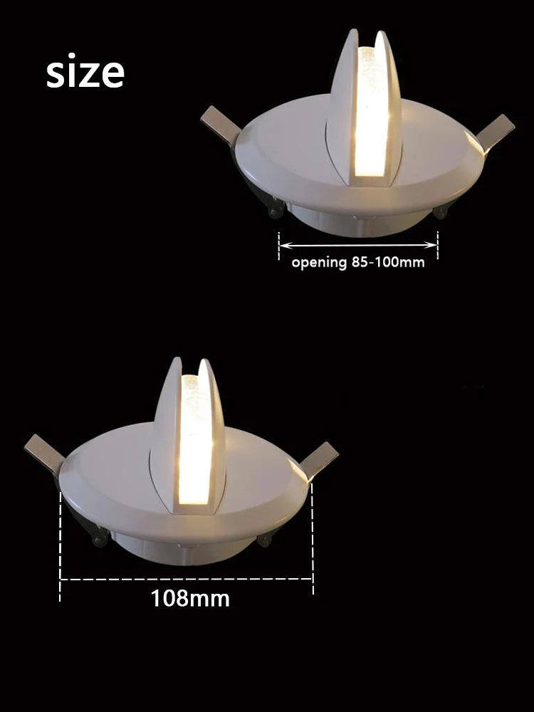 Modern Aluminum LED Wall Light – Up & Down Indoor Sconce