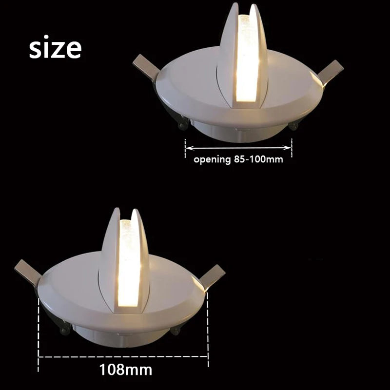 Modern Aluminum LED Wall Light – Up & Down Indoor Sconce