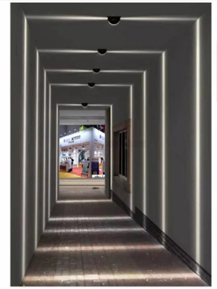 Modern Aluminum LED Wall Light – Up & Down Indoor Sconce