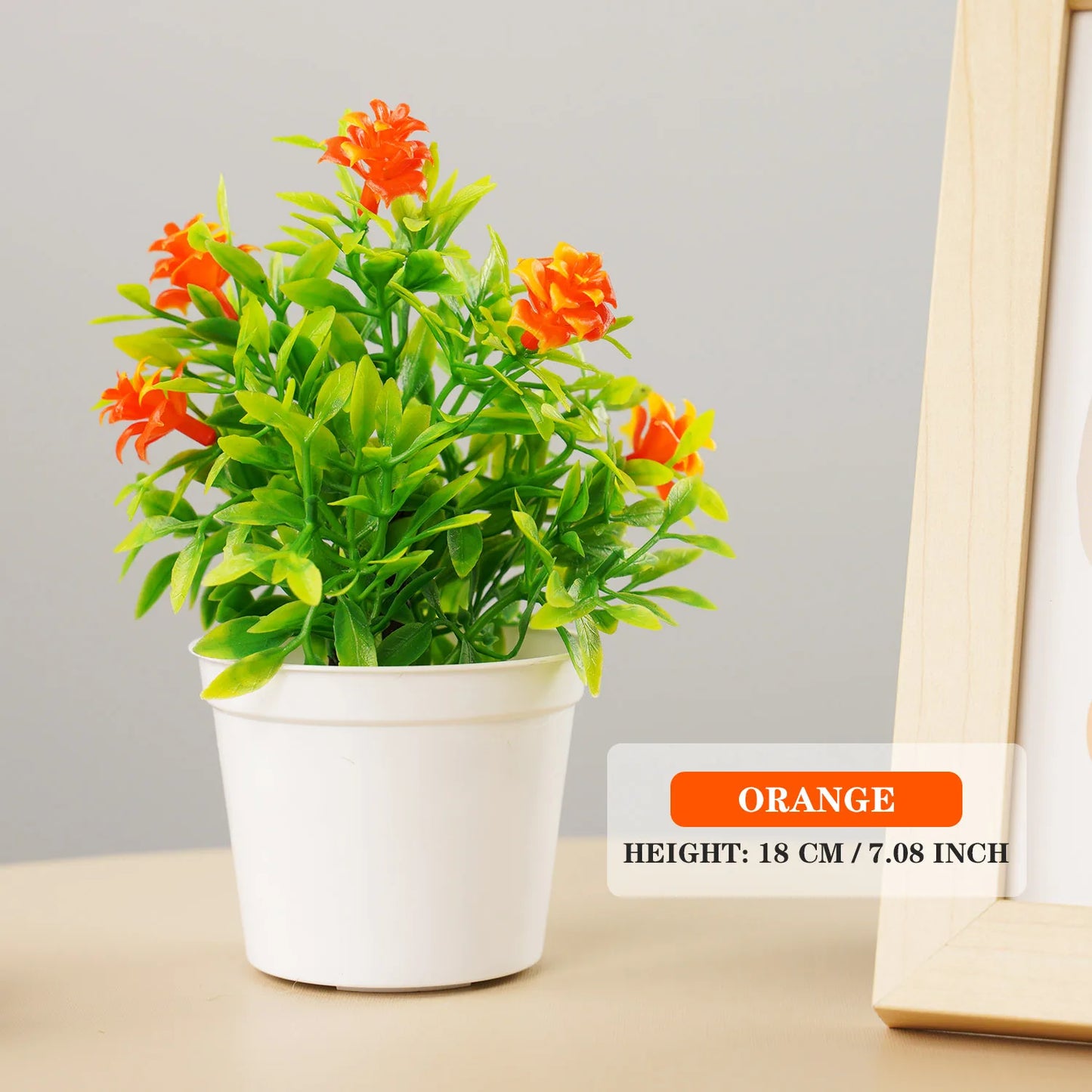 Small  Fake Flowers Simulated Tree Office Artificial Plants Bonsai Pot Plants for Table Potted Ornament Office Garden Desk Decor