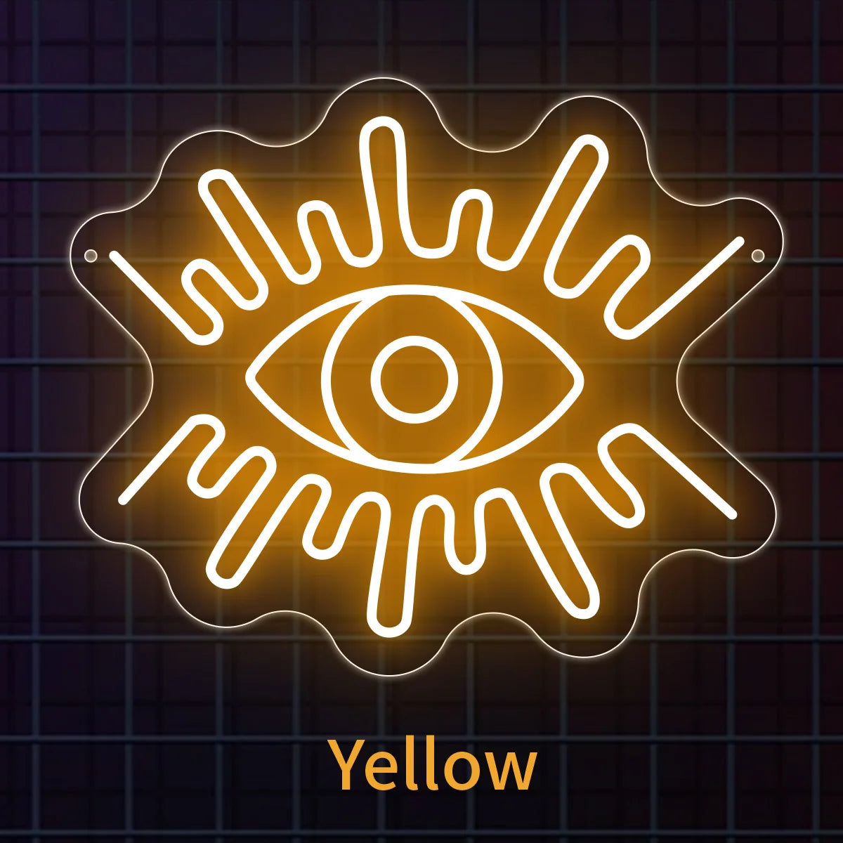LED Neon Eye Sign, for Home, Bar, Decor - Spooky Decoration Gift Idea, Durable Eye Light for Christmas, Weddings, Birthdays (No