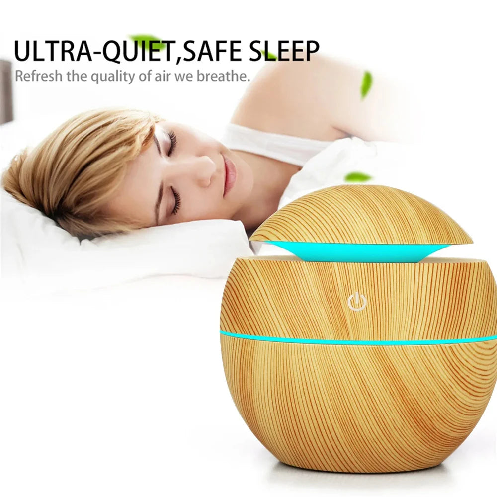 AuraWood™ Ultrasonic Aroma Diffuser