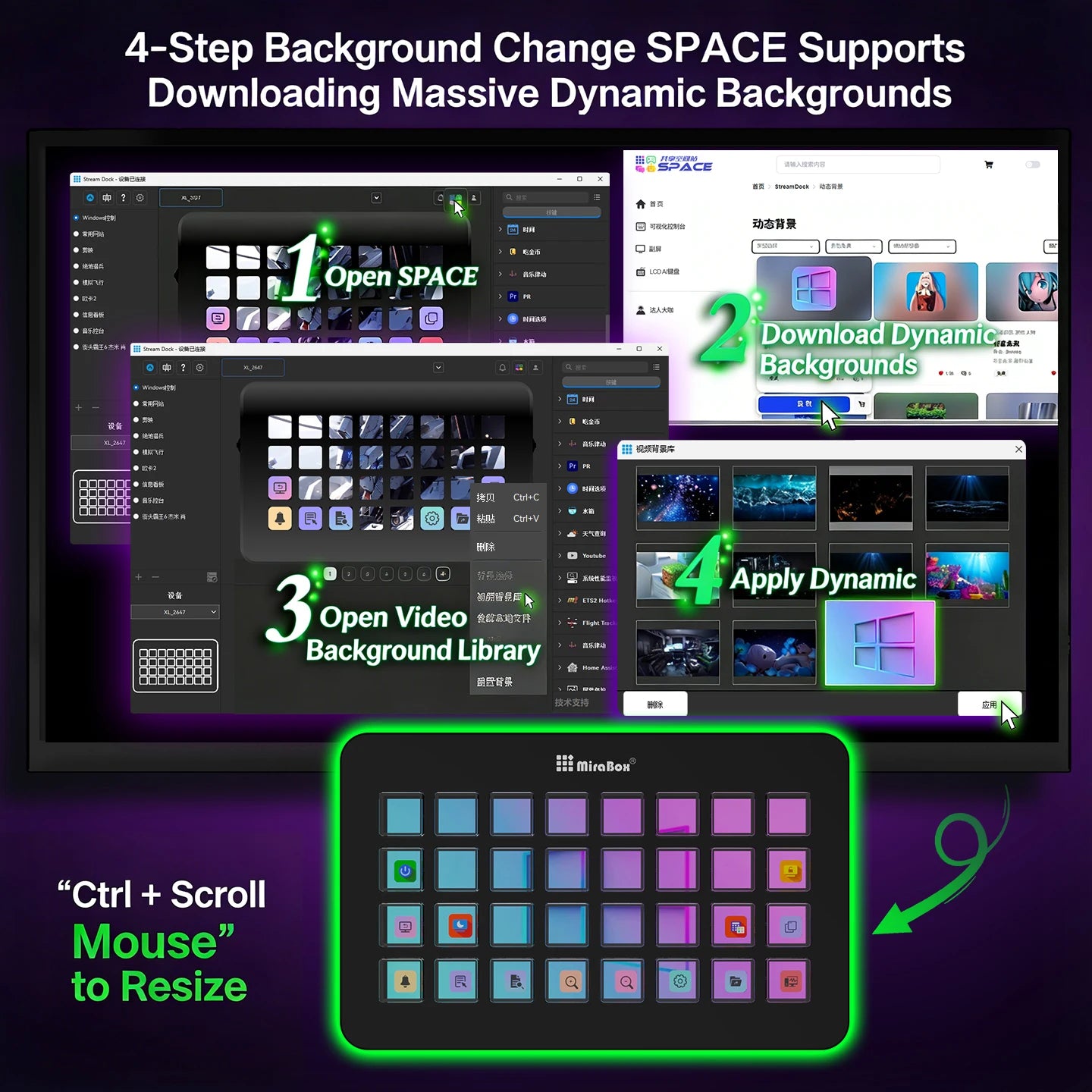 CommandPad™ 32-Key Programmable Macro Keypad