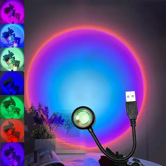 Aura Sunset Projection Lamp