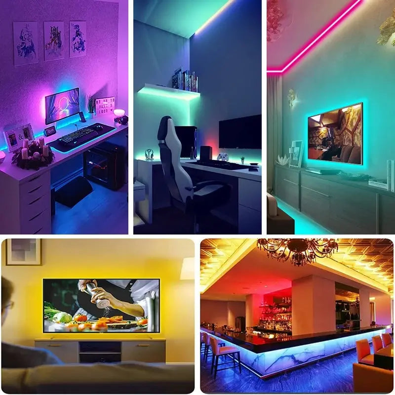 USB LED TV Backlight Strip – 3-Key Control, Flexible Ribbon