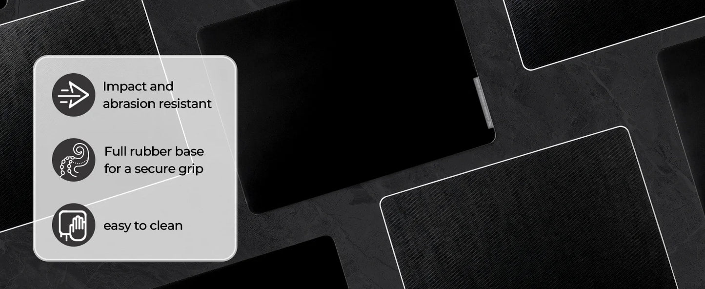 ZeroTrace™ Premium Tempered Glass Mouse Pad