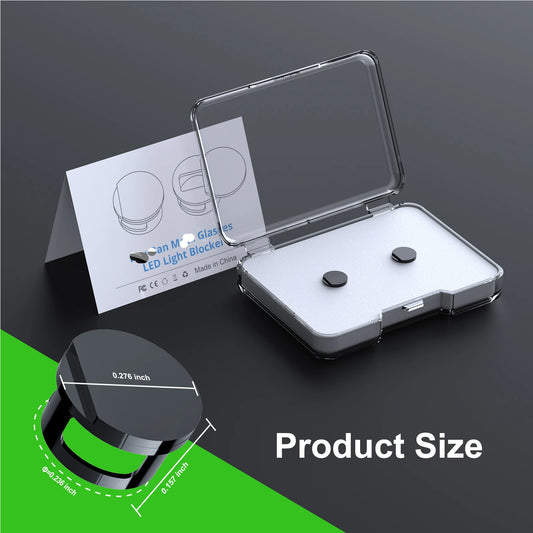 Smart Glasses Camera Privacy Cover & LED Light Blocker