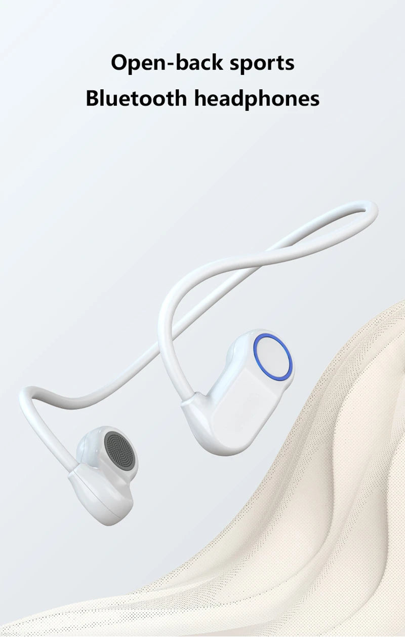 Wireless Bluetooth Earbuds Behind the Ear Sports Running Open-Ear Bluetooth Headphones with Ultra-Long Battery Life Waterproof