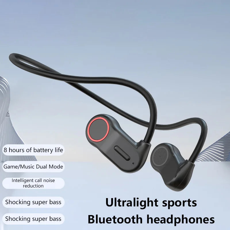 Wireless Bluetooth Earbuds Behind the Ear Sports Running Open-Ear Bluetooth Headphones with Ultra-Long Battery Life Waterproof