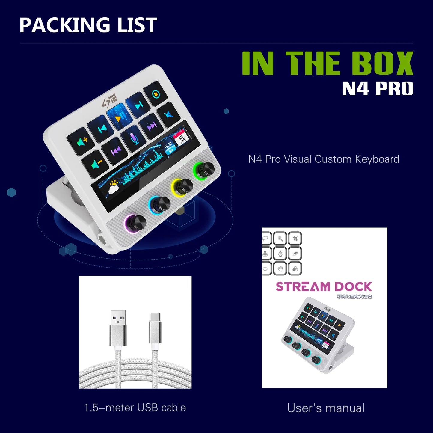 CommandHub™ N4 Pro RGB Macro Controller