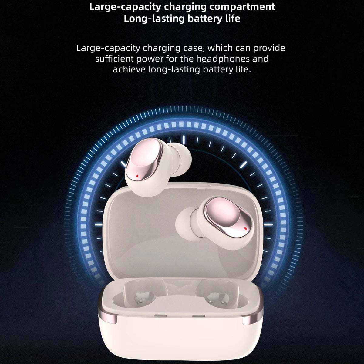 Earbuds with universal compatibility, suitable for all day wear, foldable, and cost-effective high-quality headphones for mobile