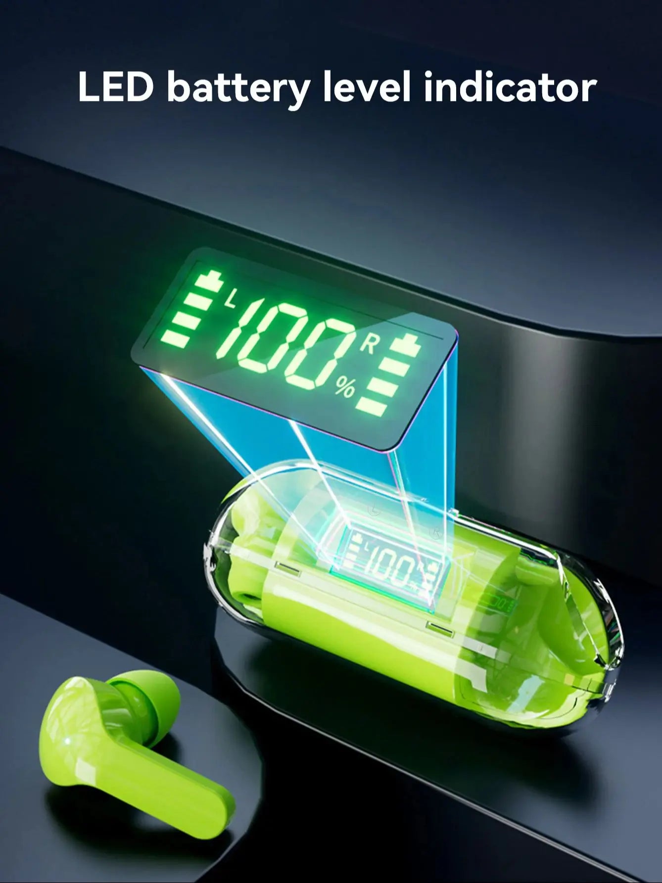 In-Ear Gaming & Music Earbuds with Wireless Charging Case