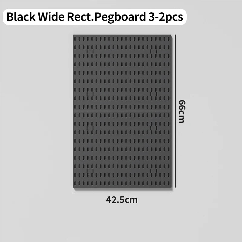 GridForge™ No-Drill Pegboard Shelf