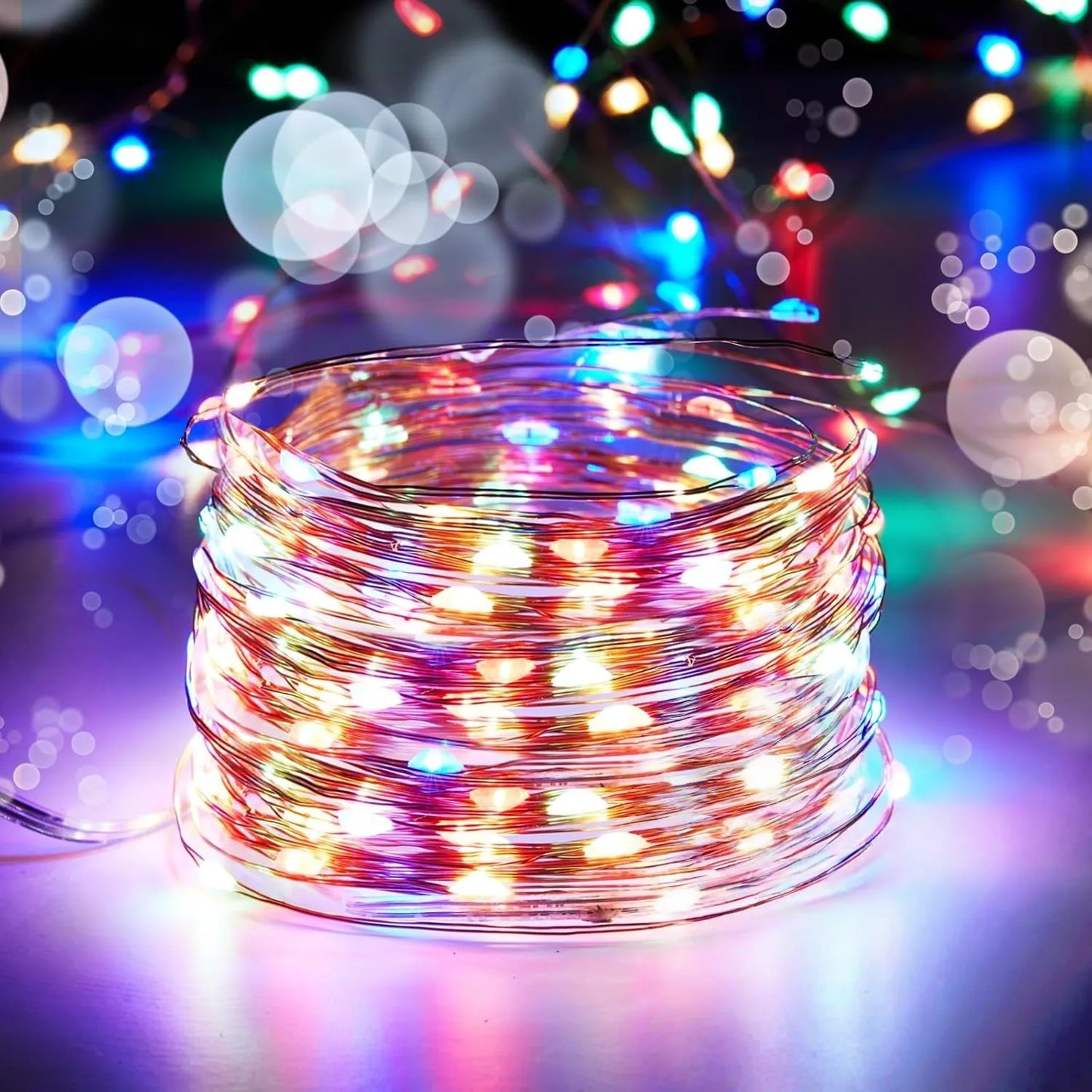 Battery Powered Copper Wire LED String Lights – 10 to 100 LEDs