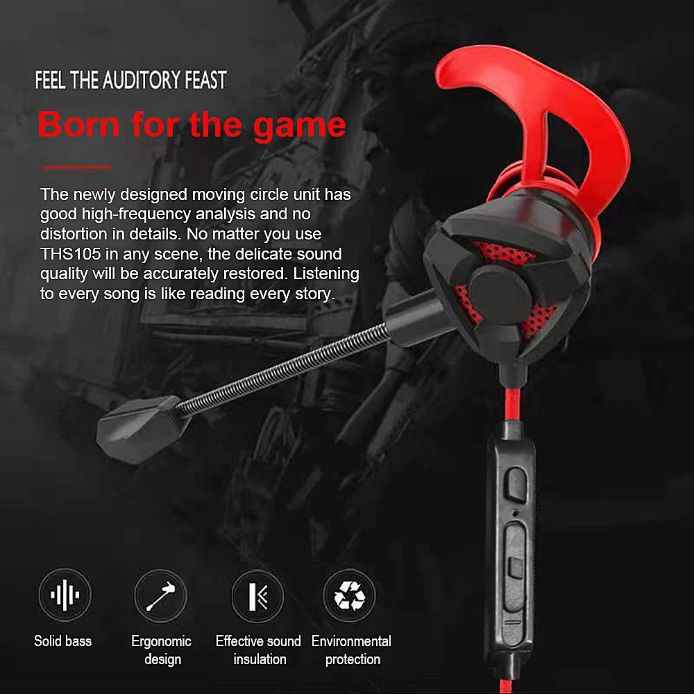 Headset Gamer Headphones Wired Earphone Gaming Earbuds With Mic For Pubg PS4 CSGO Casque Phone Tablet Laptop Universal Game