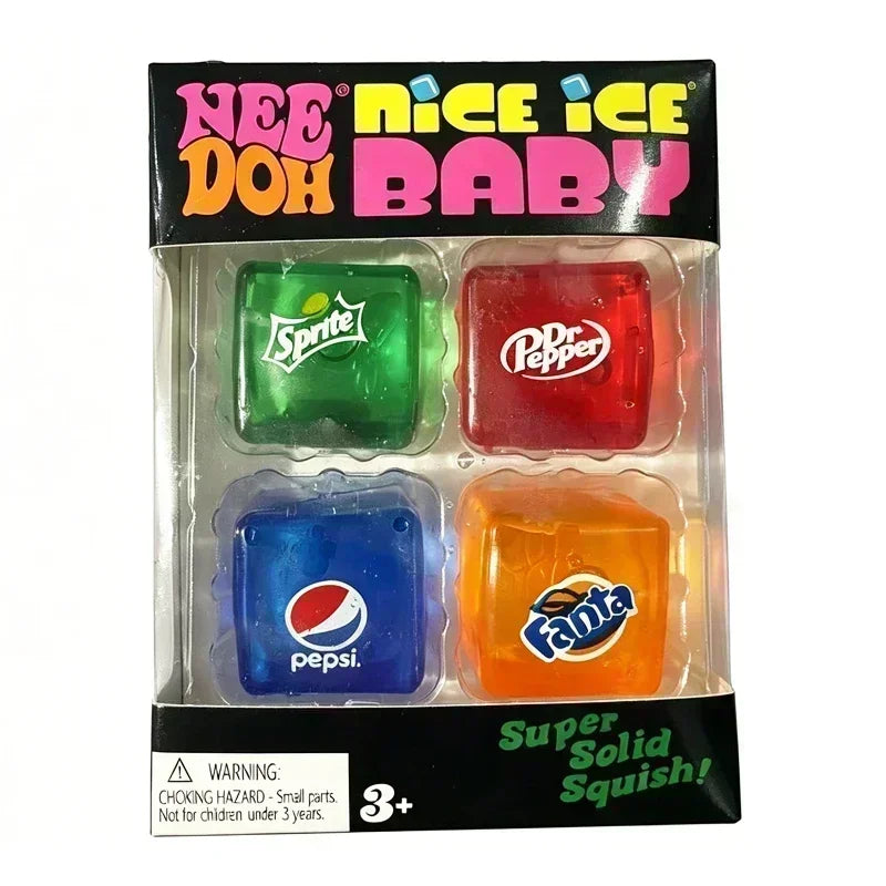 Squishy ;Schylling NeeDoh Nice Cube /;Sensory Squeeze Toy Super Squish Stress Relief Anxiety Sensory Tool Stress Reliever Toys
