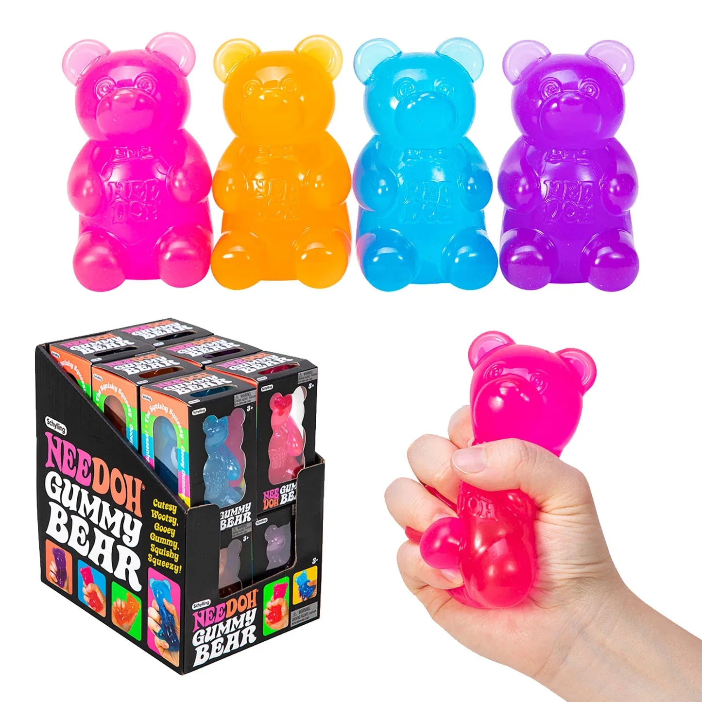 Soft Sensory Bear Desk Companion