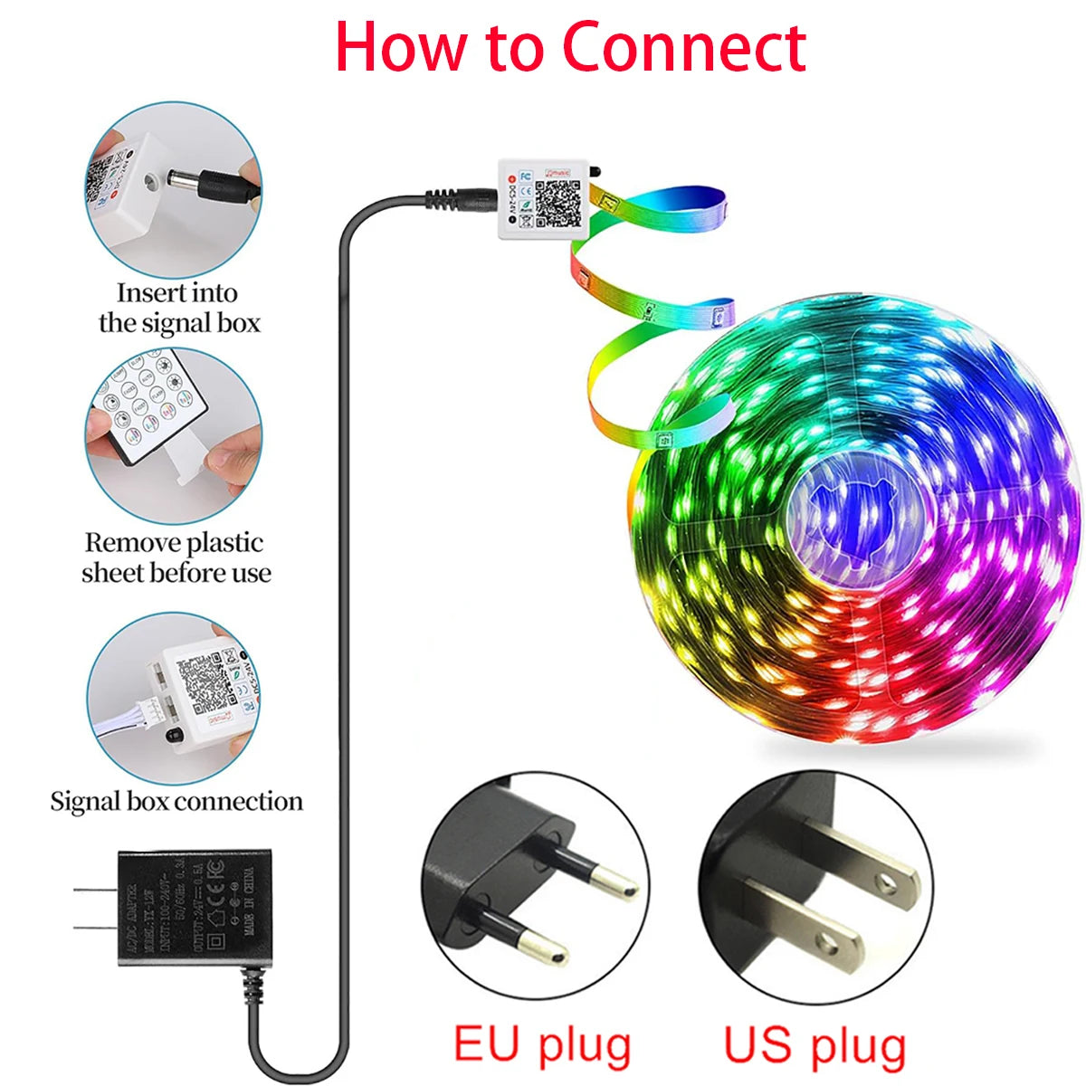Music Sync RGB LED Strip Lights – 10m, 20m & 30m