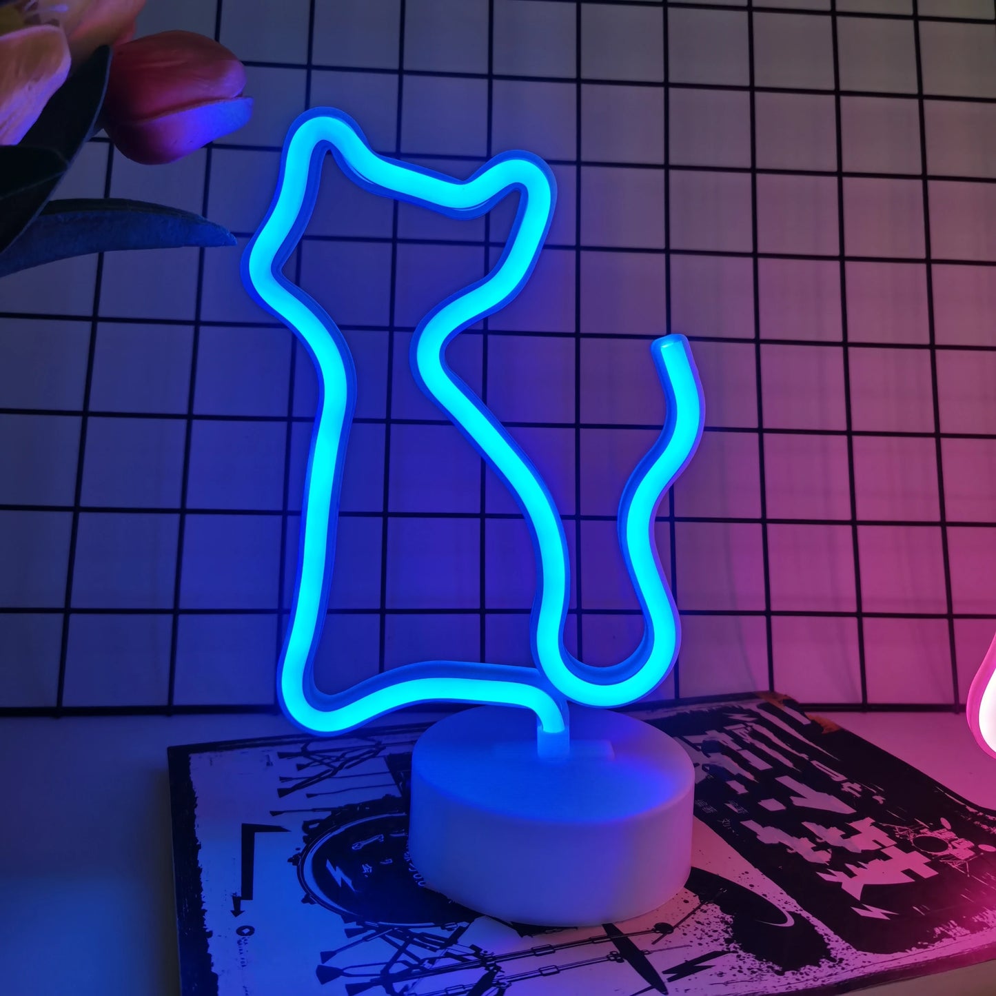 1PC Desktop Neon Light USB/Battery Powered for Room Birthday Party Wedding Decoration Ideal Mother's Day Valentine's Day Gift