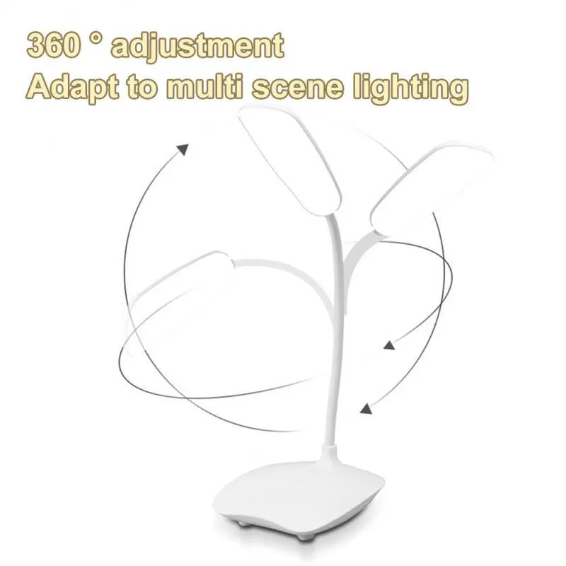 USB Rechargeable LED Desk Lamp – Eye Protection Study Light