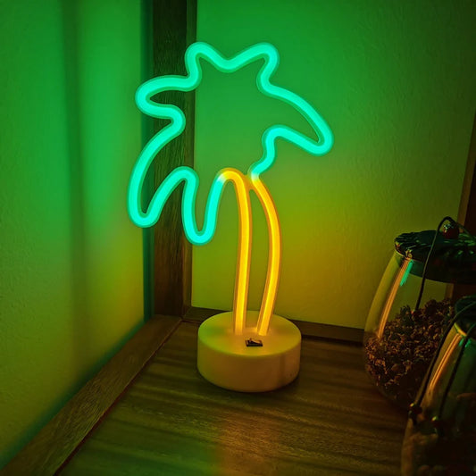 Palm Tree Neon Wall Light