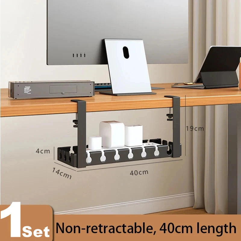 CableVault™ Clamp-On Under Desk Cable Tray