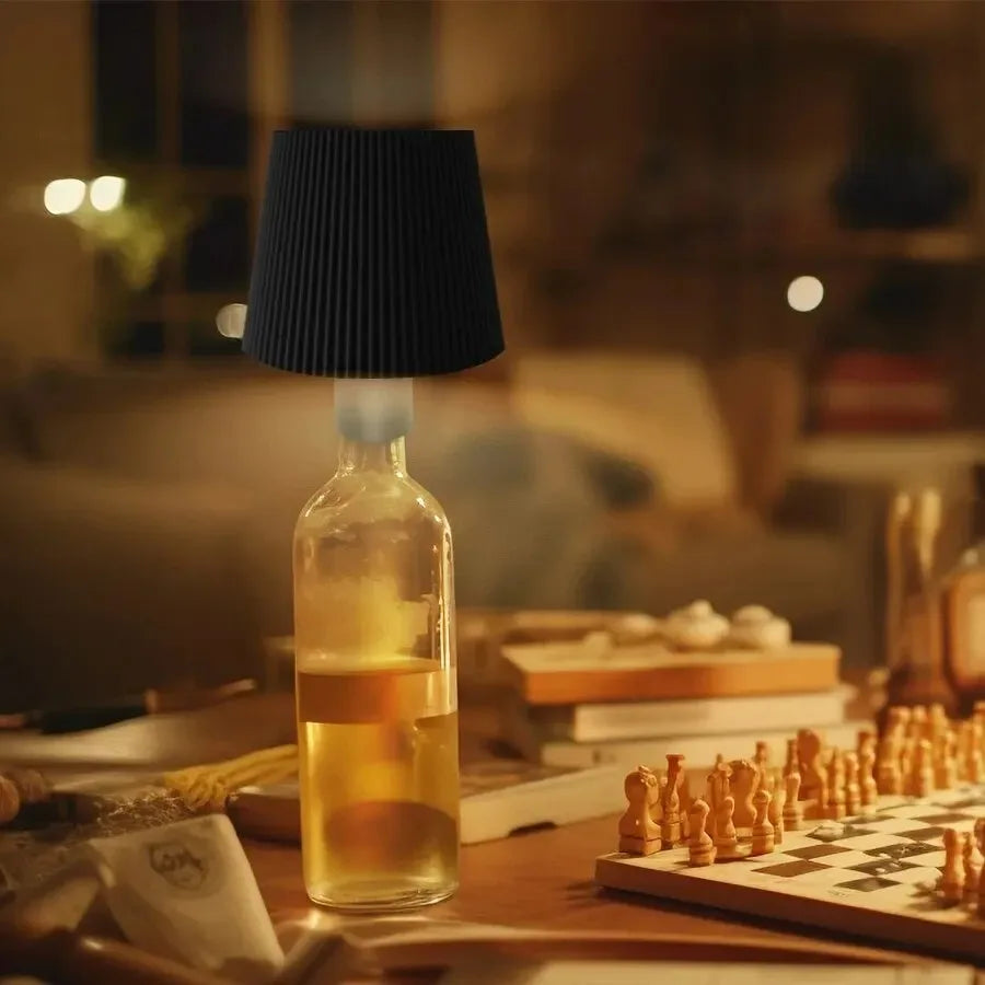 RGB Wireless Table Lamp For Wine Bottles LED Bottle Light For Outdoor Use Touch Control Ideal For Restaurant Bars Festival Party