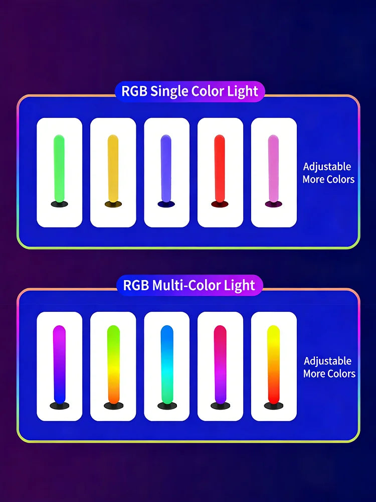 Desktop RGB Computer Monitor Light Bar Music Rhythm LED Holiday Atmosphere Decoration LIght E-sports TV Background Wall Lighting
