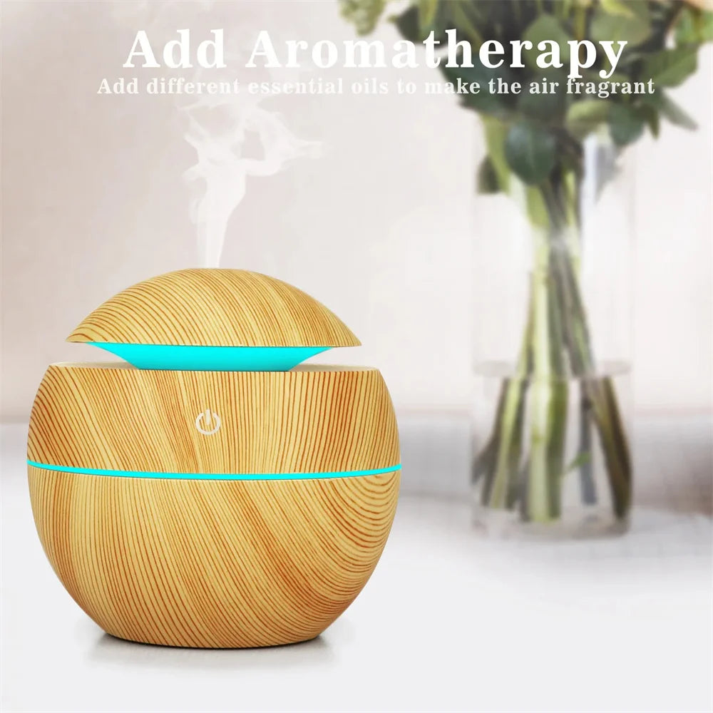 AuraWood™ Ultrasonic Aroma Diffuser