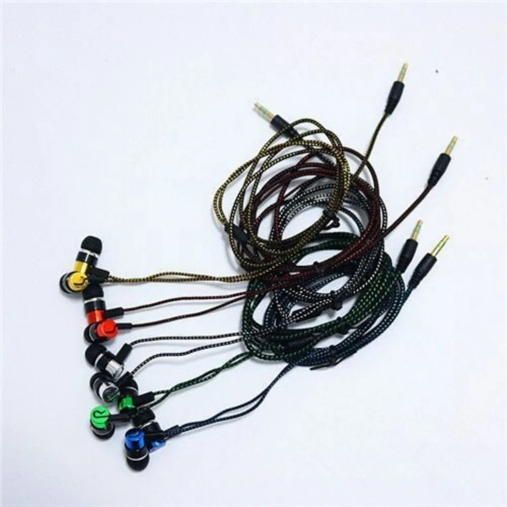 3.5mm Wired In‑Ear Earbuds, Noise Isolating Deep Bass Stereo Headphones, Universal Plug‑and‑Play Earphones For CellPhone Devices