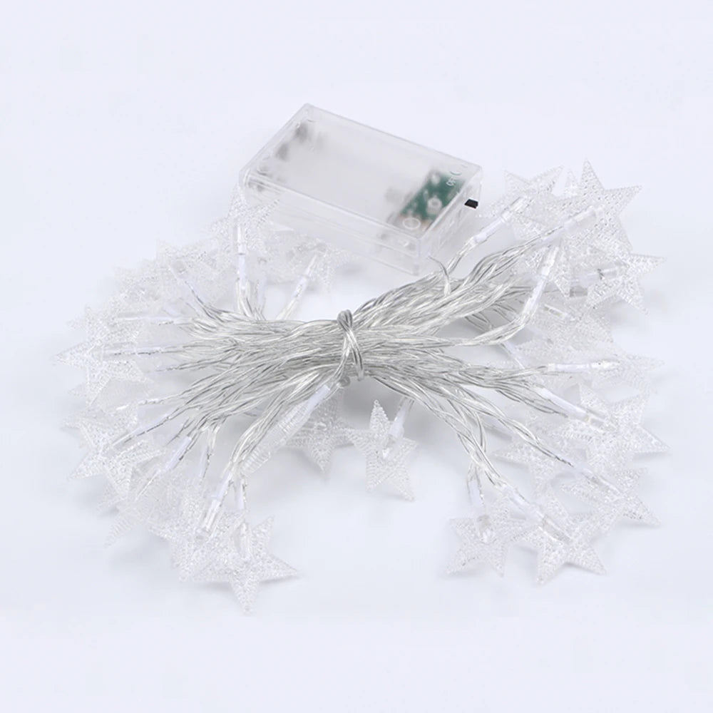 LED Star Fairy String Lights – Indoor & Outdoor Garden Party