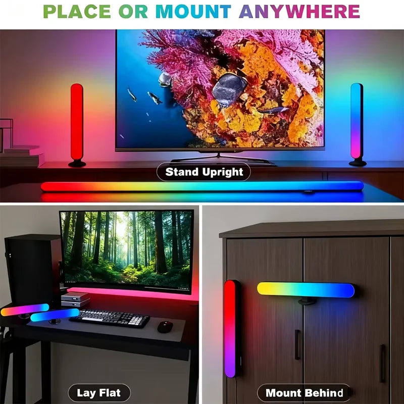 Desktop RGB Computer Monitor Light Bar Music Rhythm LED Holiday Atmosphere Decoration LIght E-sports TV Background Wall Lighting