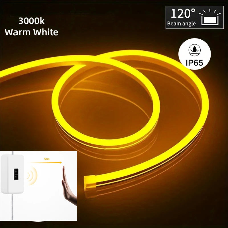USB Neon LED Light Strip with Motion Sensor & Dimmer