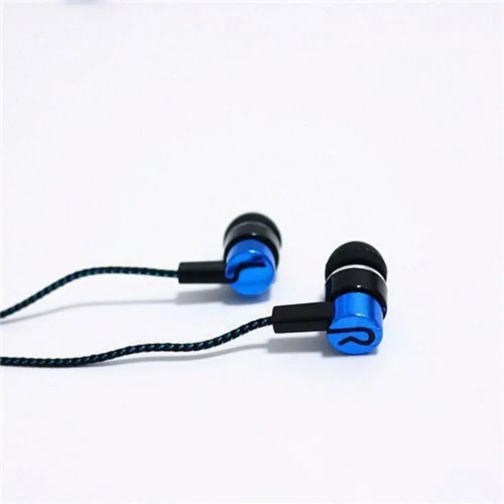 3.5mm Wired In‑Ear Earbuds, Noise Isolating Deep Bass Stereo Headphones, Universal Plug‑and‑Play Earphones For CellPhone Devices