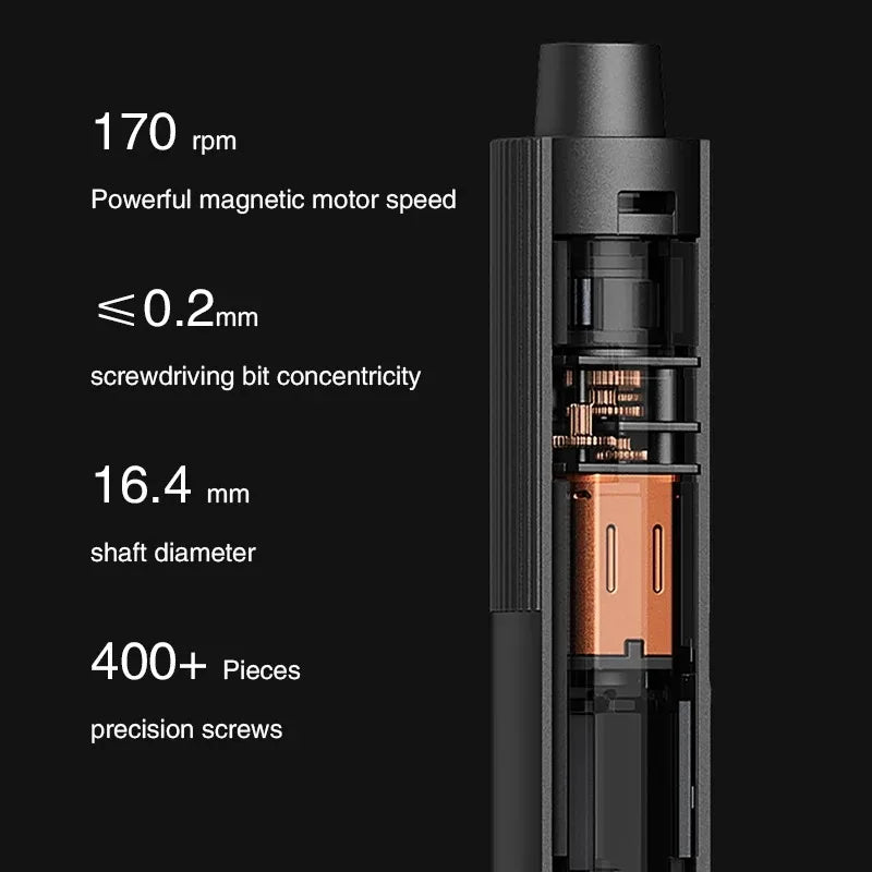 MIJIA Electric Precision Screwdriver Kit – 24-Piece Magnetic Set