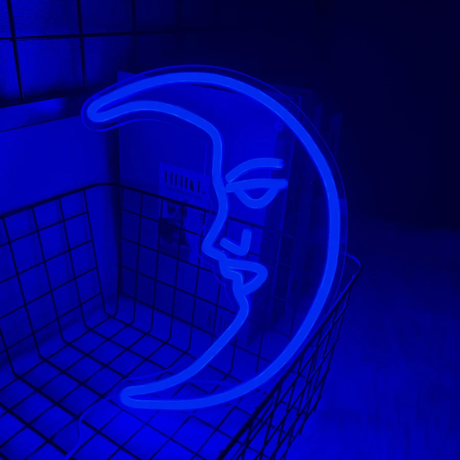 Xingyue Series Neon Signs, Bedroom Wall Wave Signs Led Lights, Used For Man Caves, Bedrooms, Living Rooms, Parties, Bars Decor.