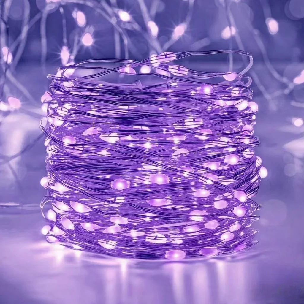Battery Powered Copper Wire LED String Lights – 10 to 100 LEDs
