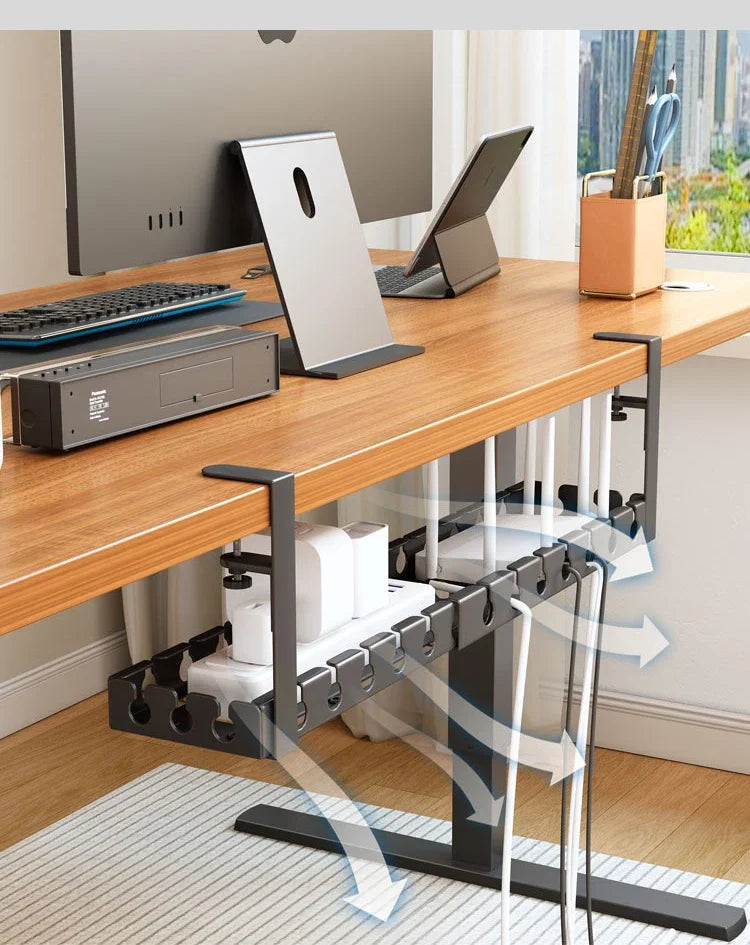 CableVault™ Clamp-On Under Desk Cable Tray