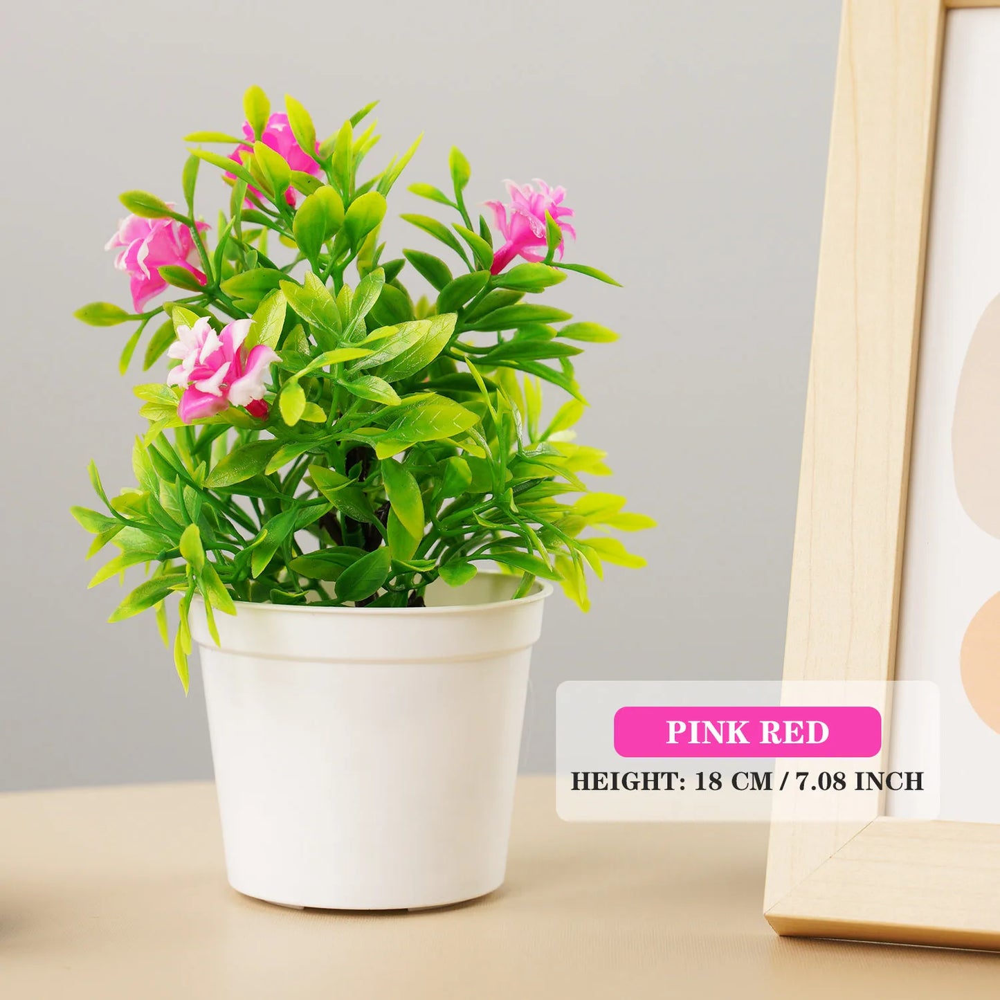 Small  Fake Flowers Simulated Tree Office Artificial Plants Bonsai Pot Plants for Table Potted Ornament Office Garden Desk Decor