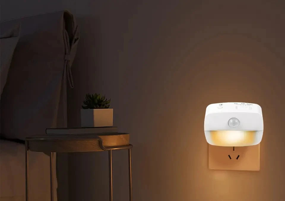 Motion Sensor Plug-In LED Night Light – EU & US Plug