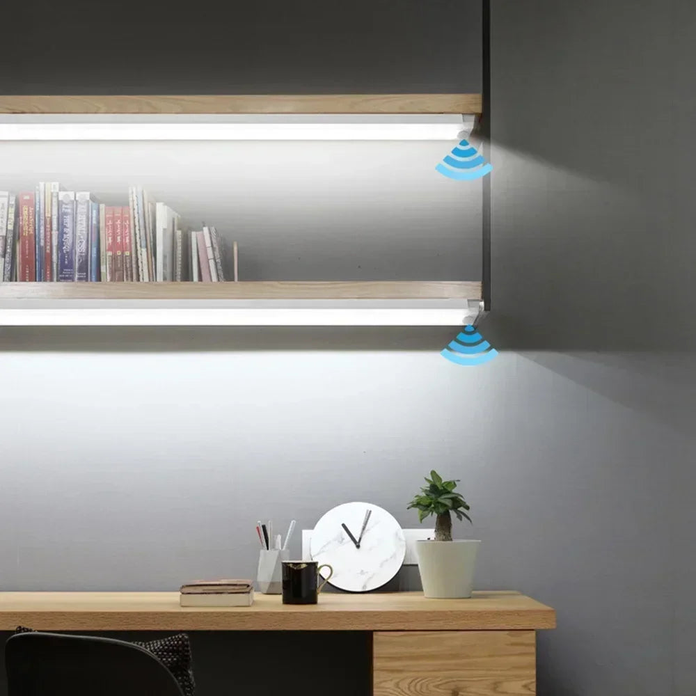 USB Rechargeable Motion Sensor LED Bar Light – Cabinet & Kitchen