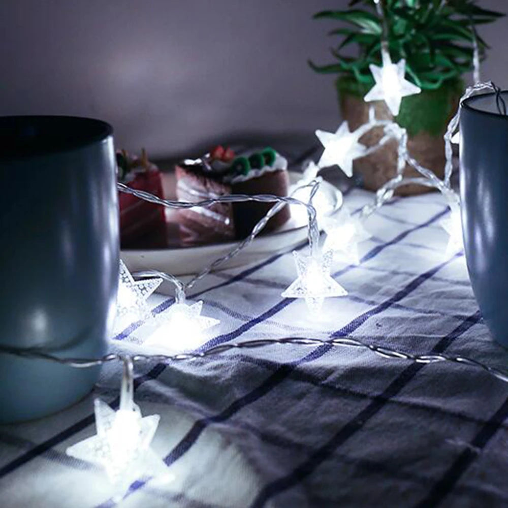 LED Star Fairy String Lights – Indoor & Outdoor Garden Party