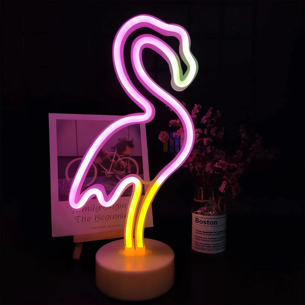1PC Desktop Neon Light USB/Battery Powered for Room Birthday Party Wedding Decoration Ideal Mother's Day Valentine's Day Gift