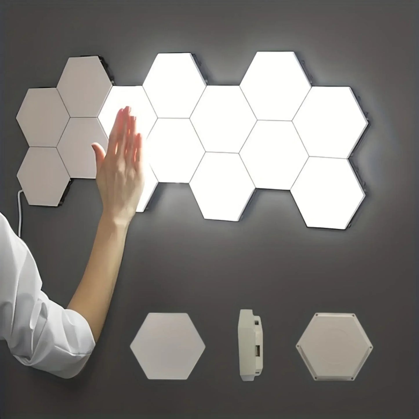 HexaGlow™ Touch Hexagon Wall Light