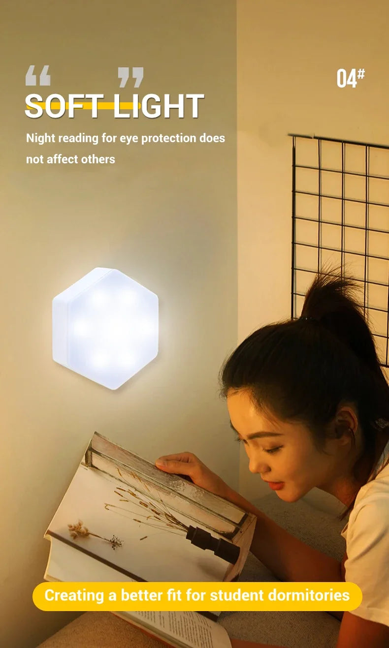 RGB Sound Reactive LED Light - Voice Controlled Music Rhythm Lamp with RGB color APP Control for Gaming Desk/Home/Office/Car